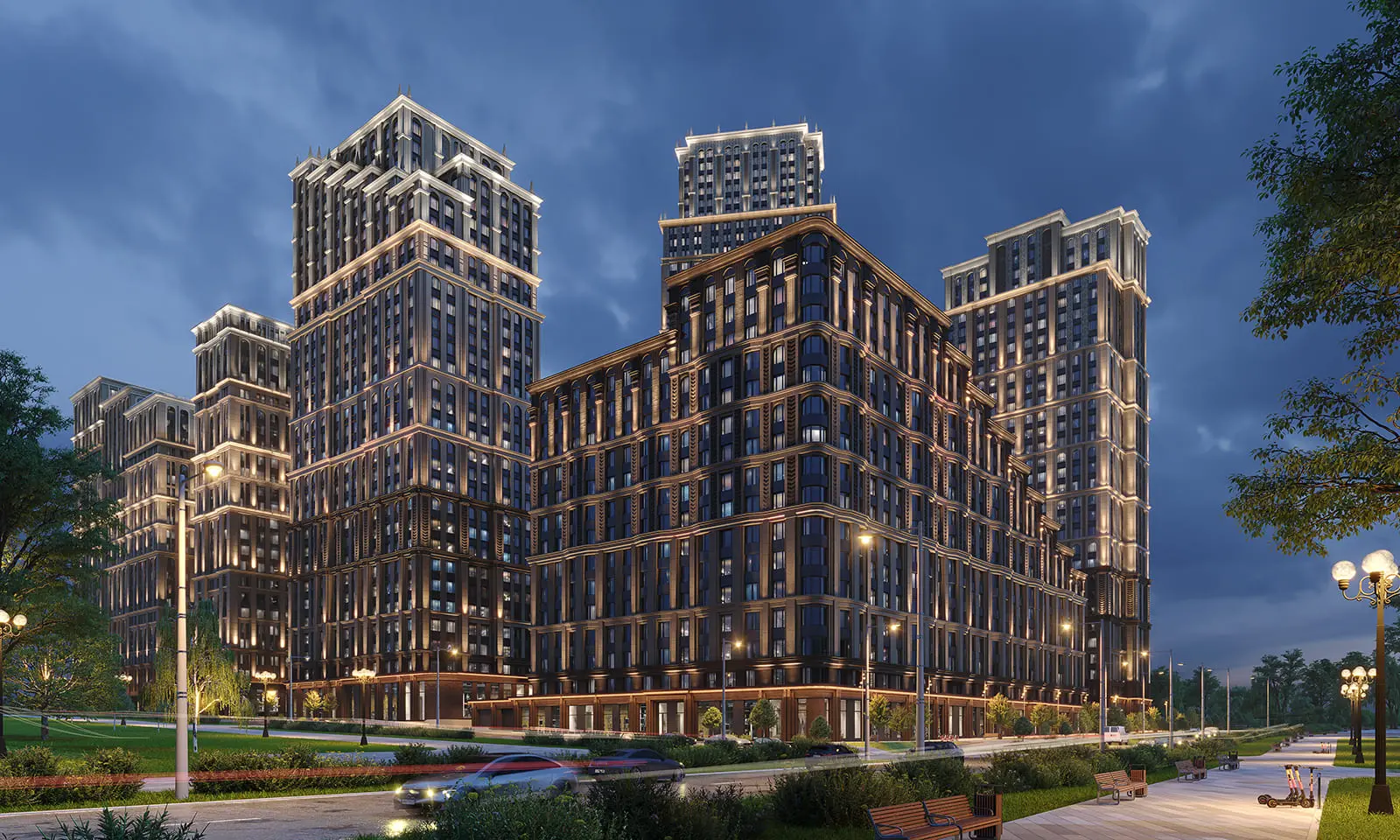 ЖК Sezar City архитектура